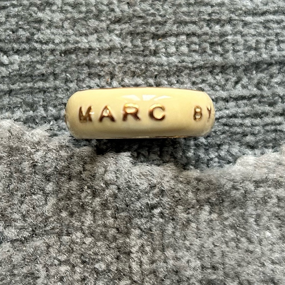 Marc by Marc Jacobs enamel ring.